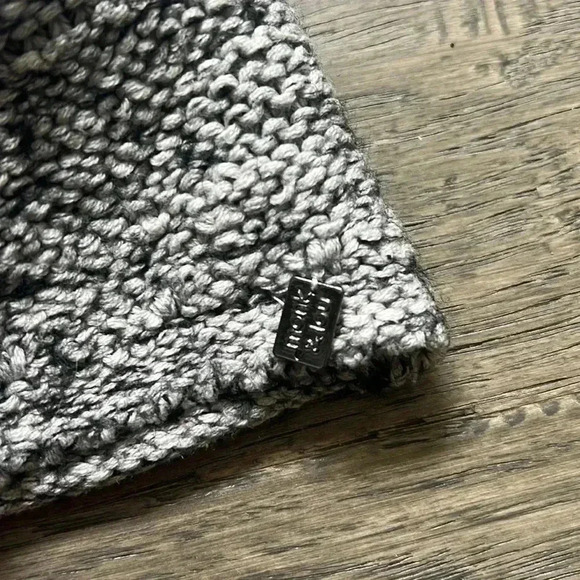 Monk & Lou | Grey cotton and wool blend knit cardigan - Picture 7 of 10